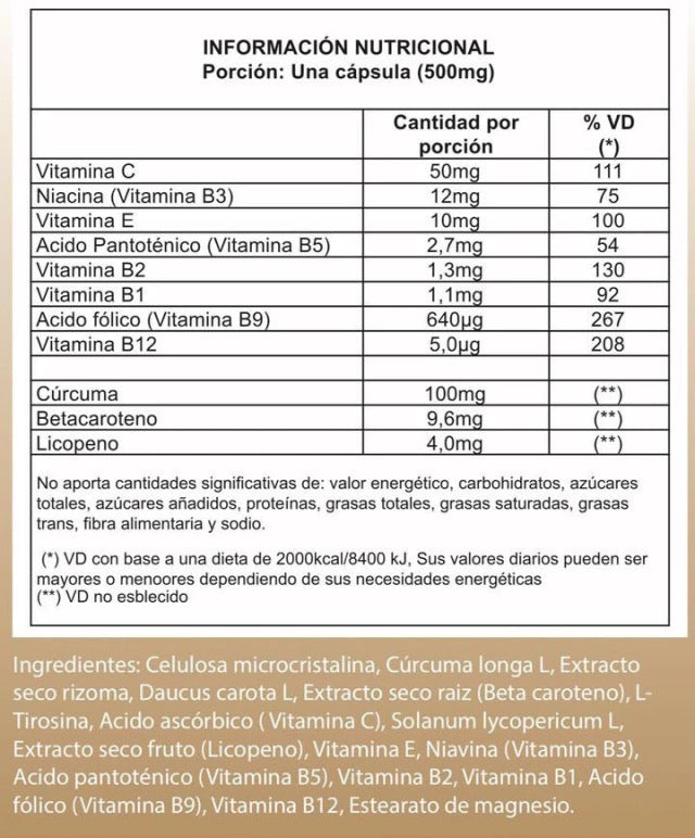 CÁPSULAS DE BRONCEADO NUDE PARA 2 MESES